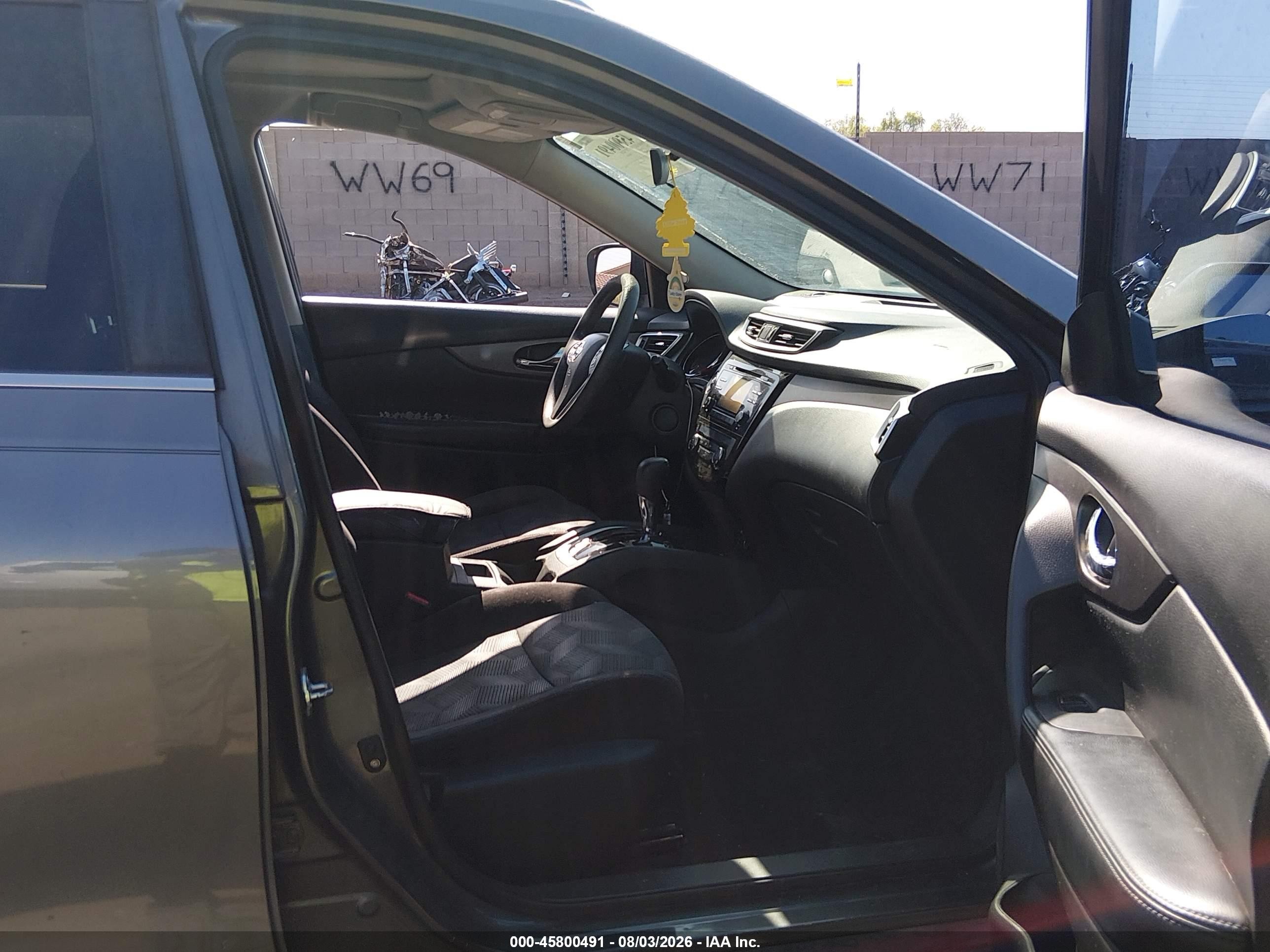 2014 Nissan Rogue Sv Gray vin: 5N1AT2MT0EC775136