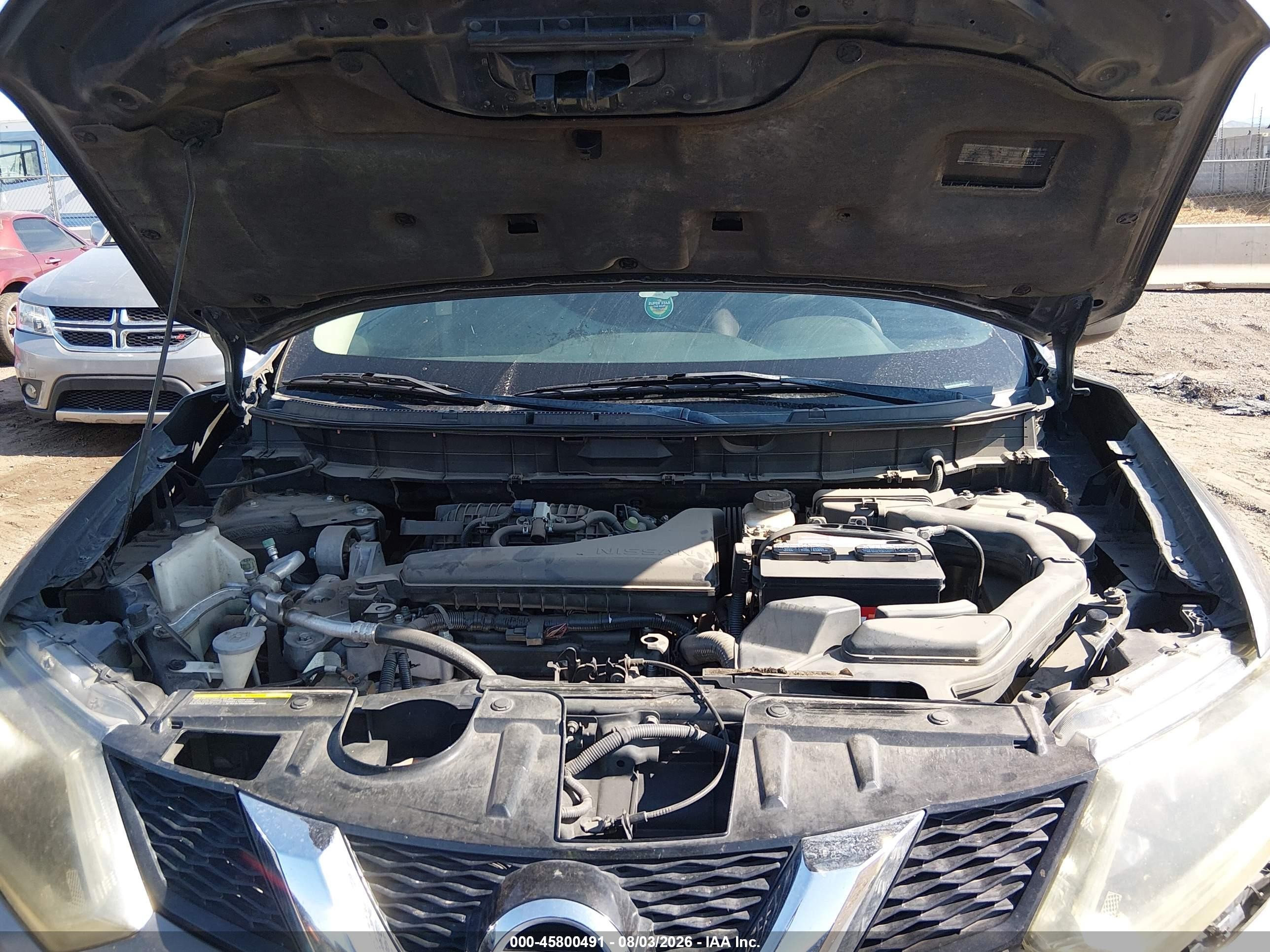2014 Nissan Rogue Sv Gray vin: 5N1AT2MT0EC775136