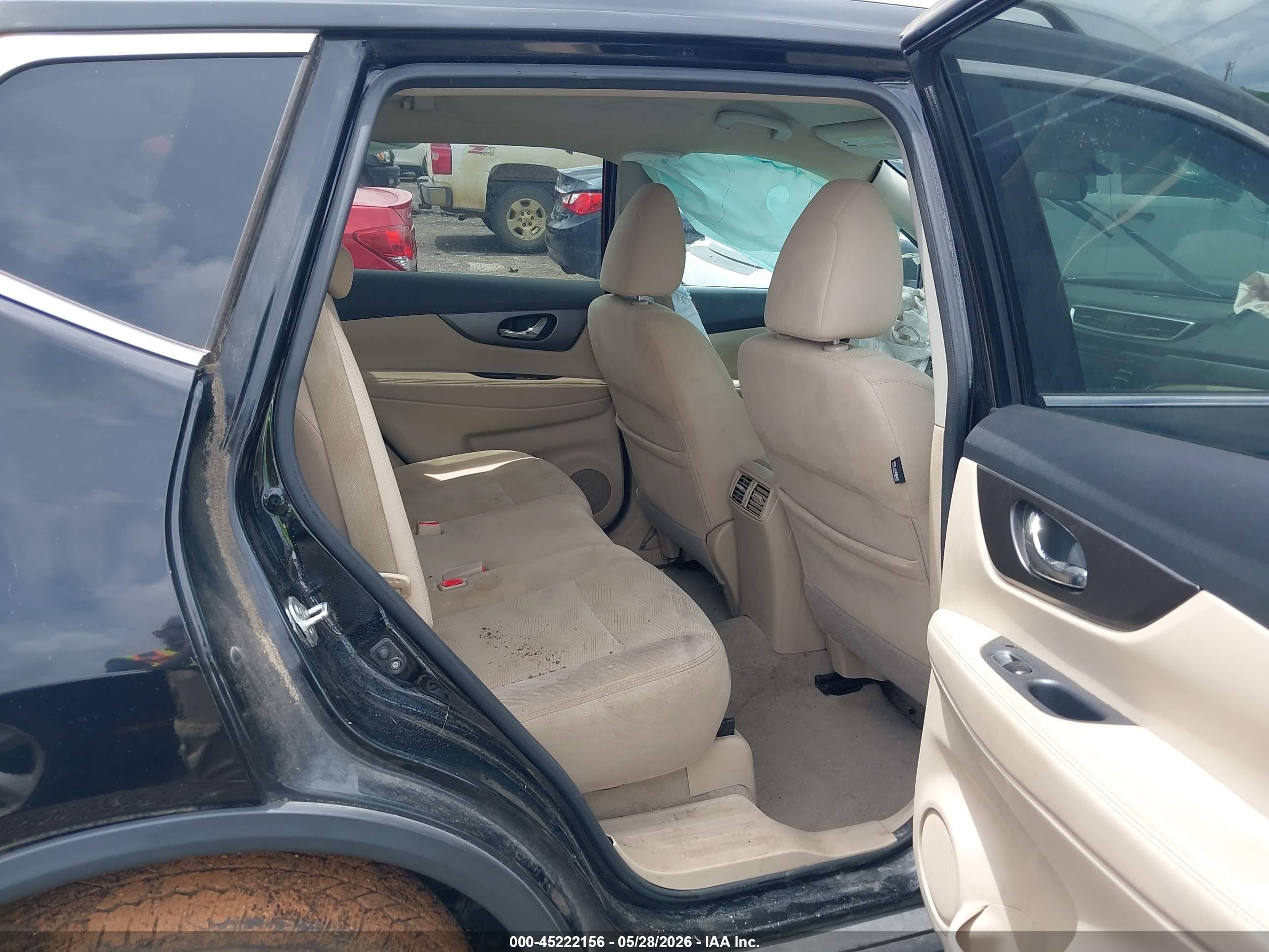 2014 Nissan Rogue Sv Black vin: 5N1AT2MT0EC817725