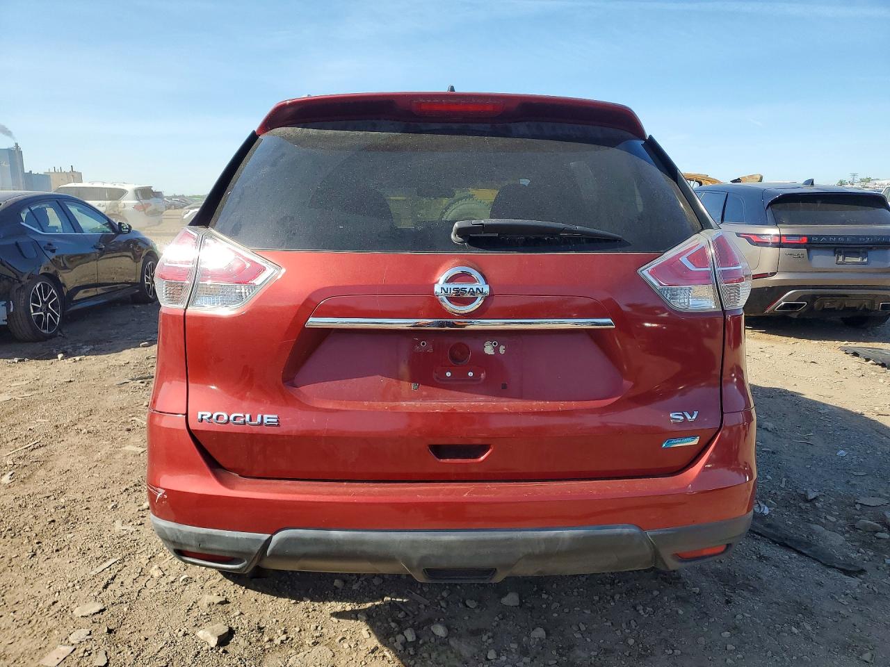 2014 Nissan Rogue Sv Burgundy vin: 5N1AT2MT0EC838882