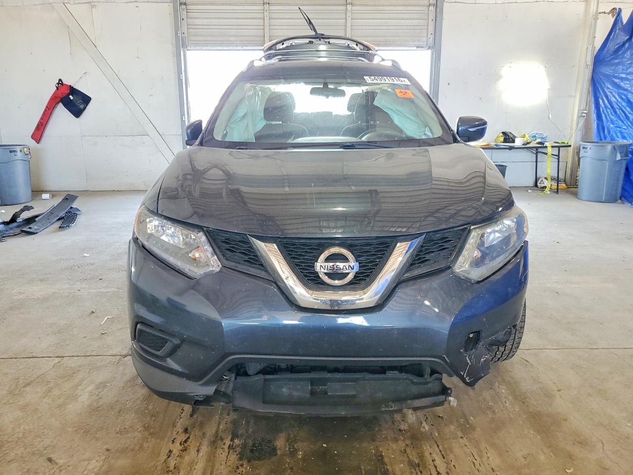 2014 Nissan Rogue Sv Угольный vin: 5N1AT2MT0EC851227