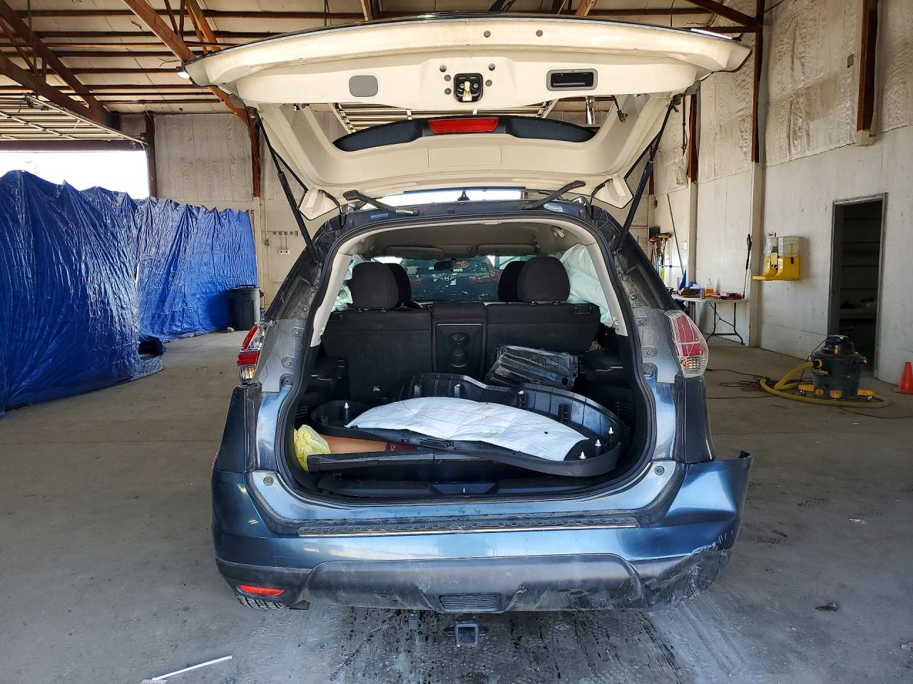 2014 Nissan Rogue Sv Угольный vin: 5N1AT2MT0EC851227