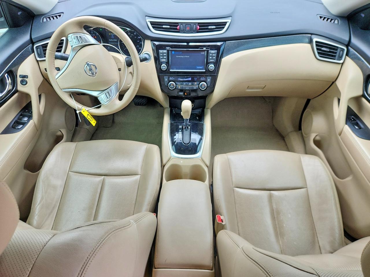 2014 Nissan Rogue Sl Gray vin: 5N1AT2MT0EC856248