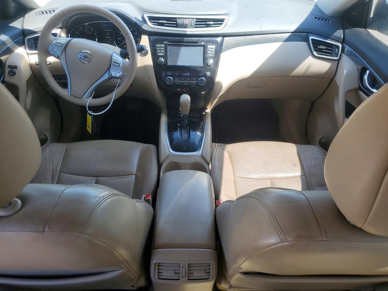 2014 Nissan Rogue Sl White vin: 5N1AT2MT0EC865368