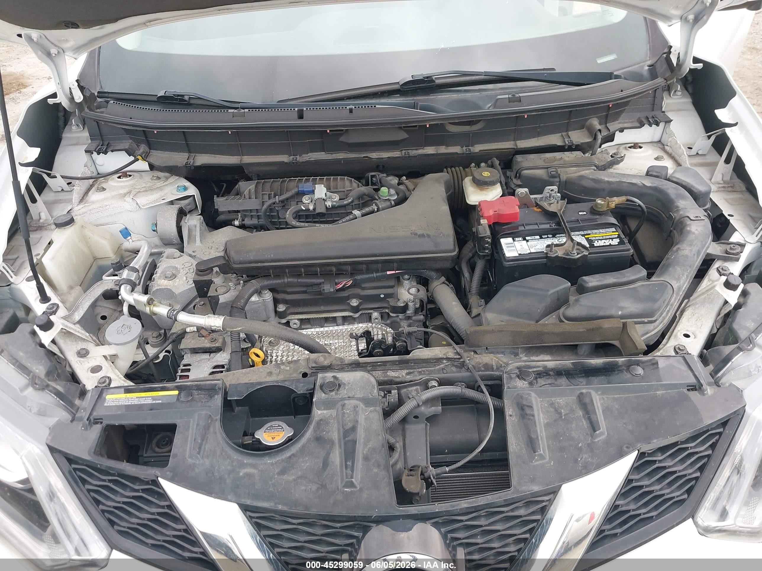 2015 Nissan Rogue Sl White vin: 5N1AT2MT0FC754594