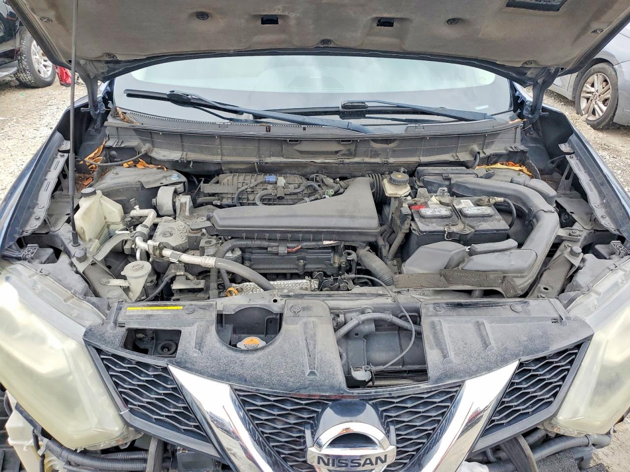 2015 Nissan Rogue Gray vin: 5N1AT2MT0FC755910