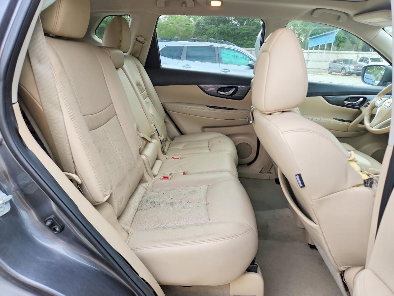 2015 Nissan Rogue Sl Gray vin: 5N1AT2MT0FC768138