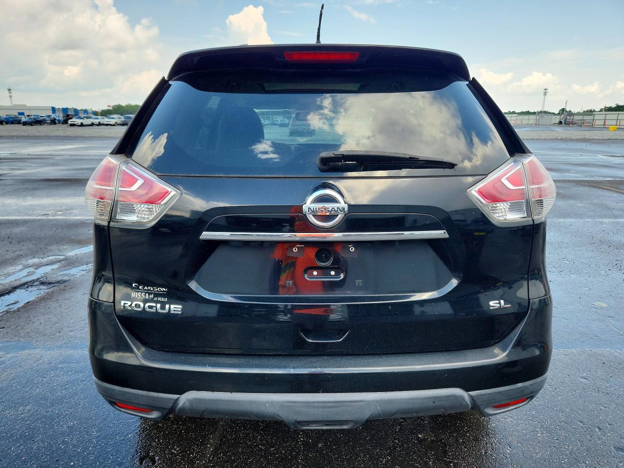 2015 Nissan Rogue Sl Black vin: 5N1AT2MT0FC779480