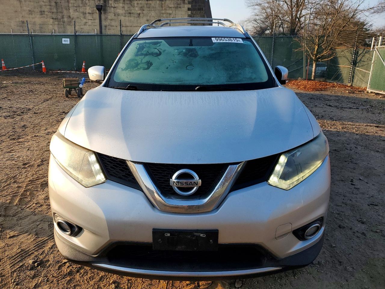 2015 Nissan Rogue Sl Silver vin: 5N1AT2MT0FC821260