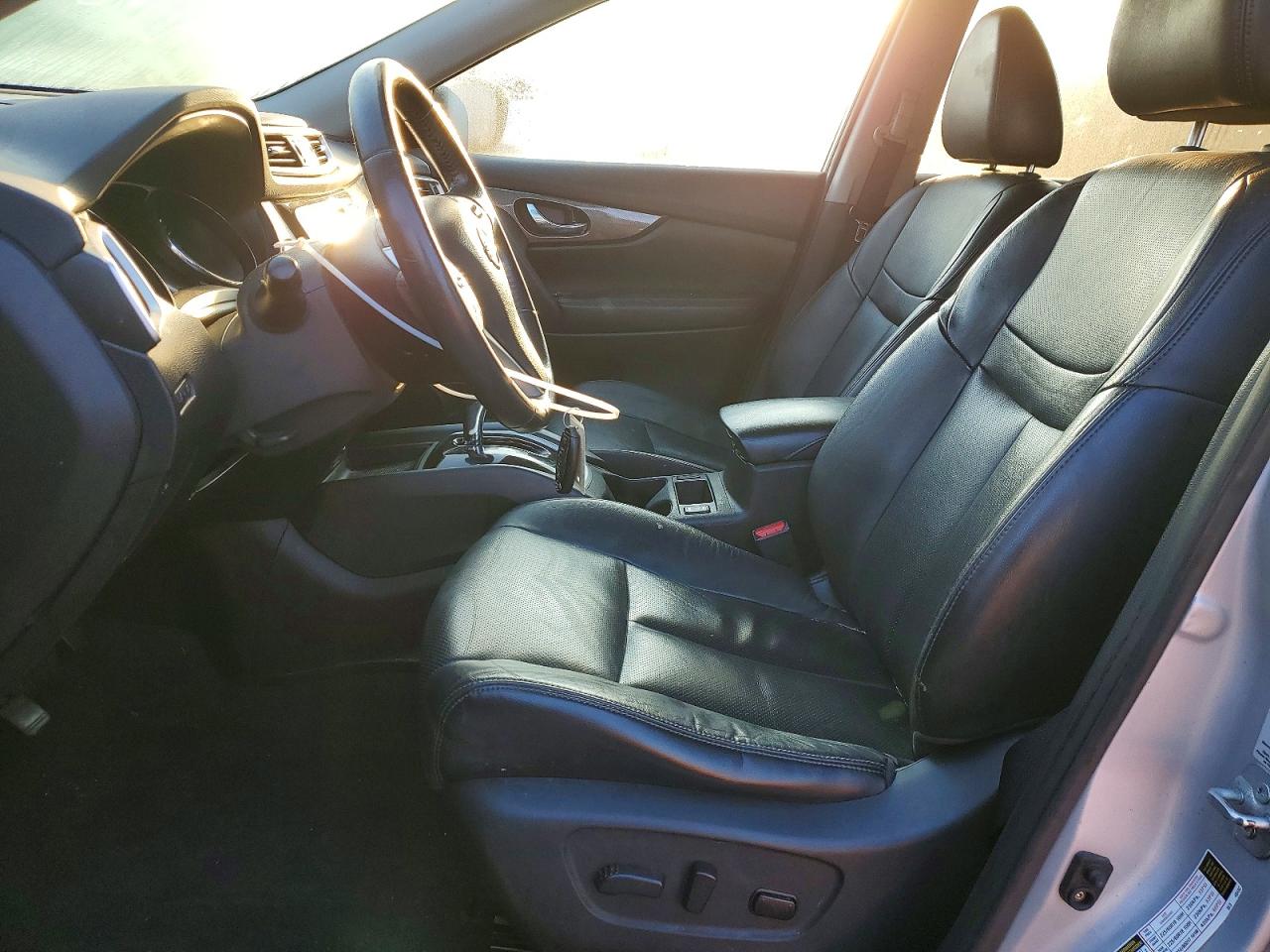 2015 Nissan Rogue Sl Silver vin: 5N1AT2MT0FC821260
