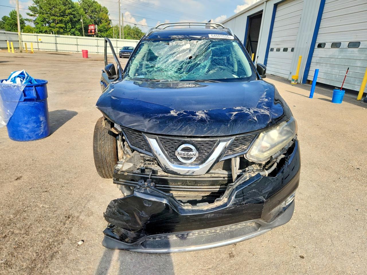 2015 Nissan Rogue Sl Black vin: 5N1AT2MT0FC873214