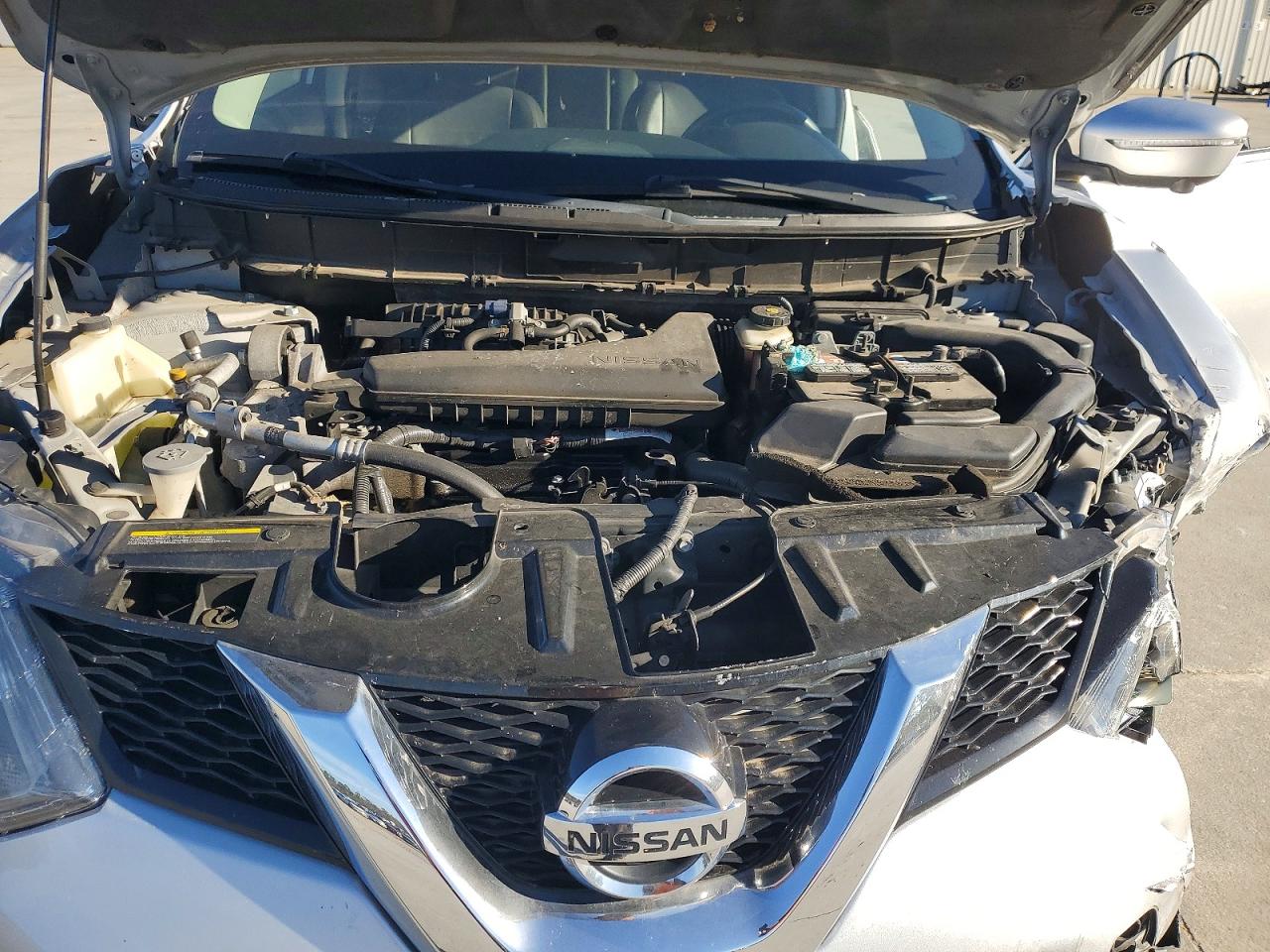 2015 Nissan Rogue Sl Silver vin: 5N1AT2MT0FC892880
