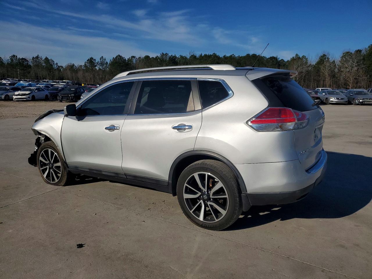 2015 Nissan Rogue Sl Silver vin: 5N1AT2MT0FC892880