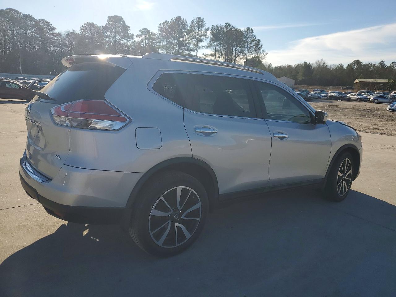 2015 Nissan Rogue Sl Silver vin: 5N1AT2MT0FC892880