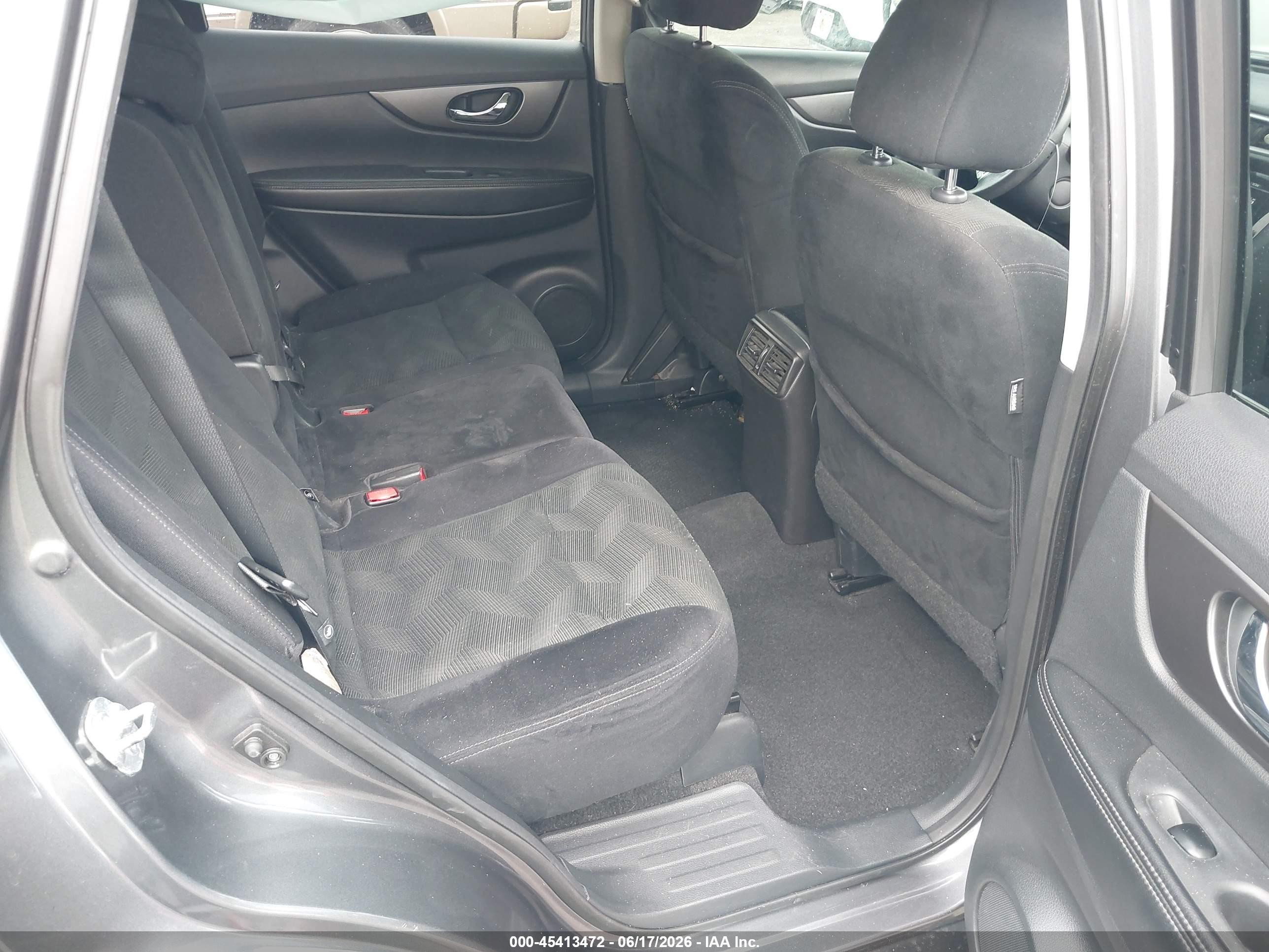 2015 Nissan Rogue Sv Gray vin: 5N1AT2MT0FC904381