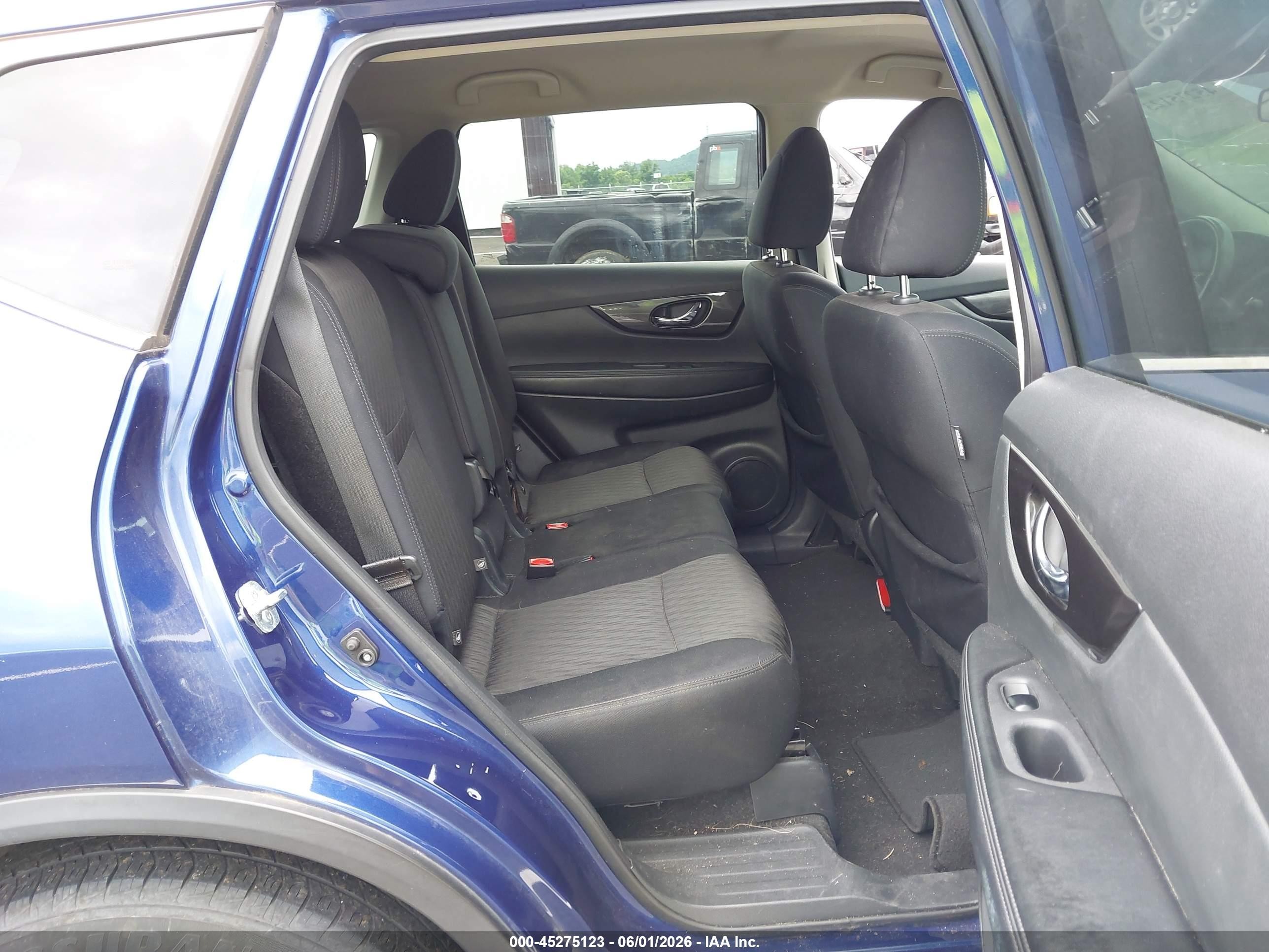 2018 Nissan Rogue Sv Blue vin: 5N1AT2MT0JC730322