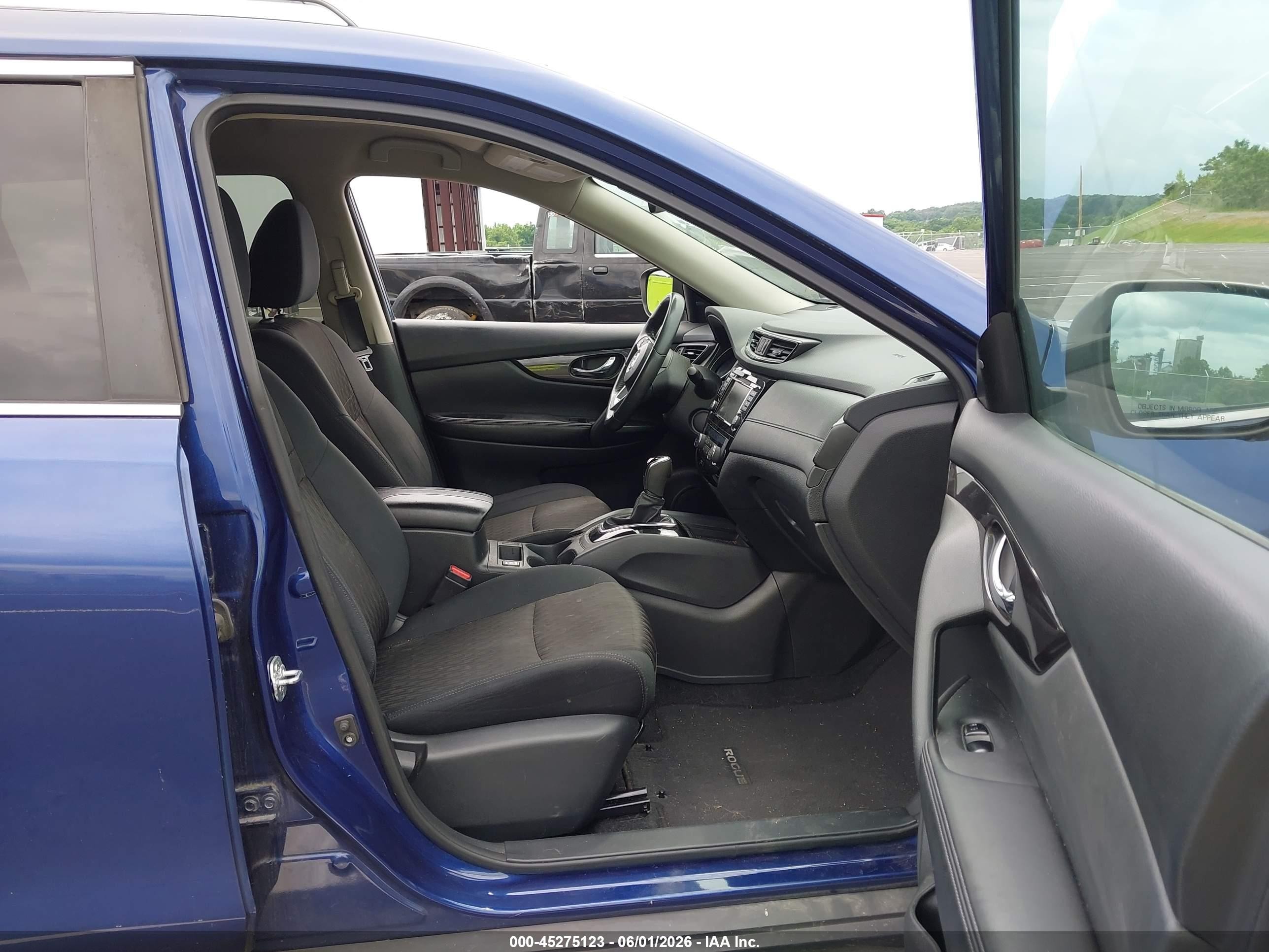 2018 Nissan Rogue Sv Blue vin: 5N1AT2MT0JC730322