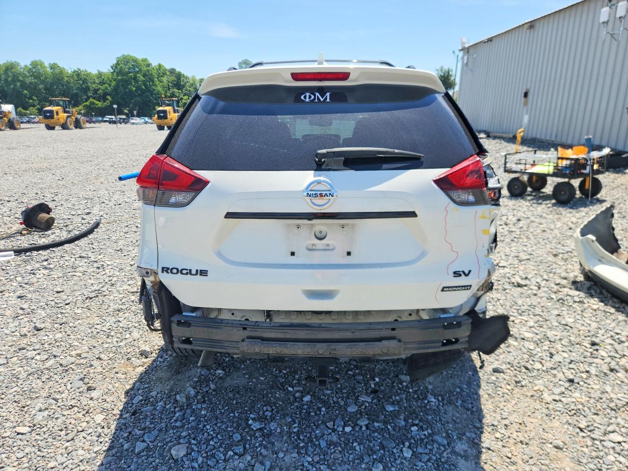 2018 Nissan Rogue Sv White vin: 5N1AT2MT0JC749694