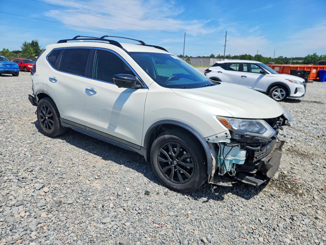 2018 Nissan Rogue Sv White vin: 5N1AT2MT0JC749694