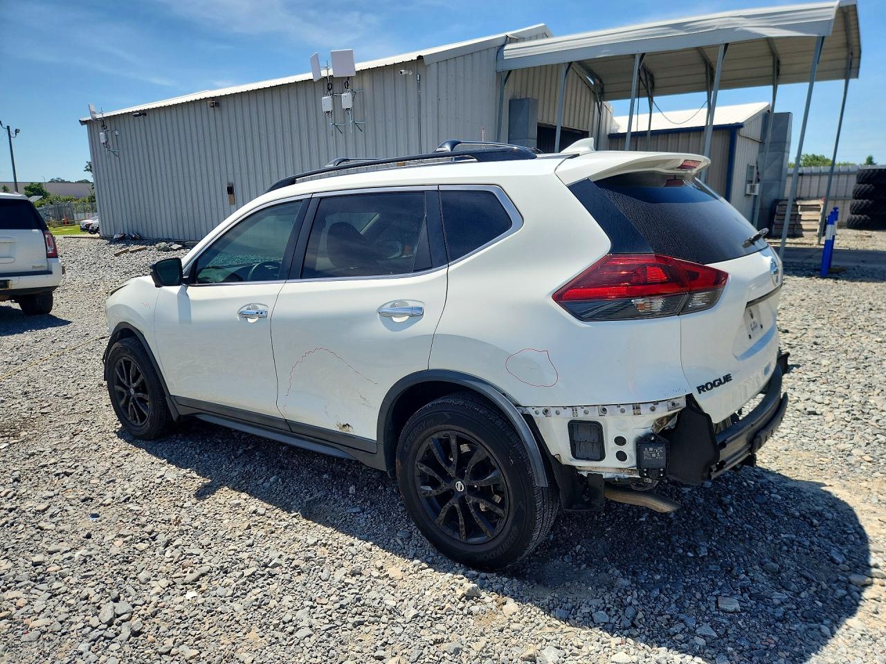 2018 Nissan Rogue Sv White vin: 5N1AT2MT0JC749694