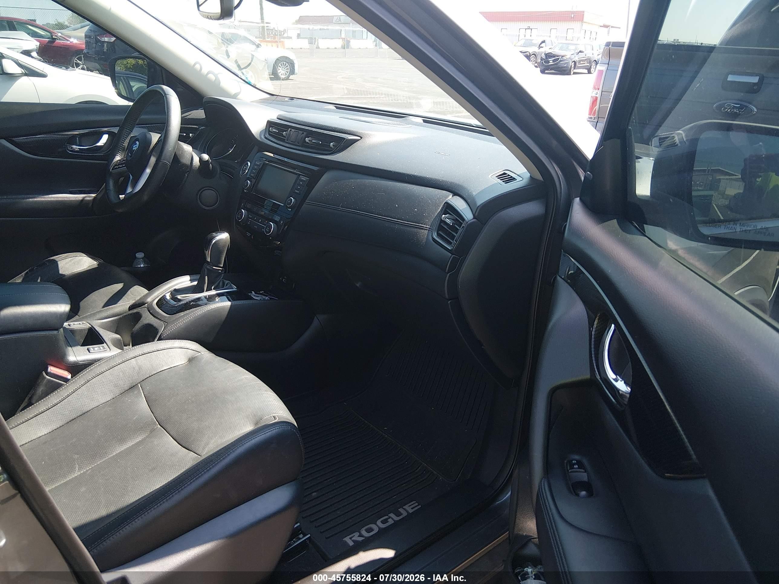 2018 Nissan Rogue Sl Gray vin: 5N1AT2MT0JC773171