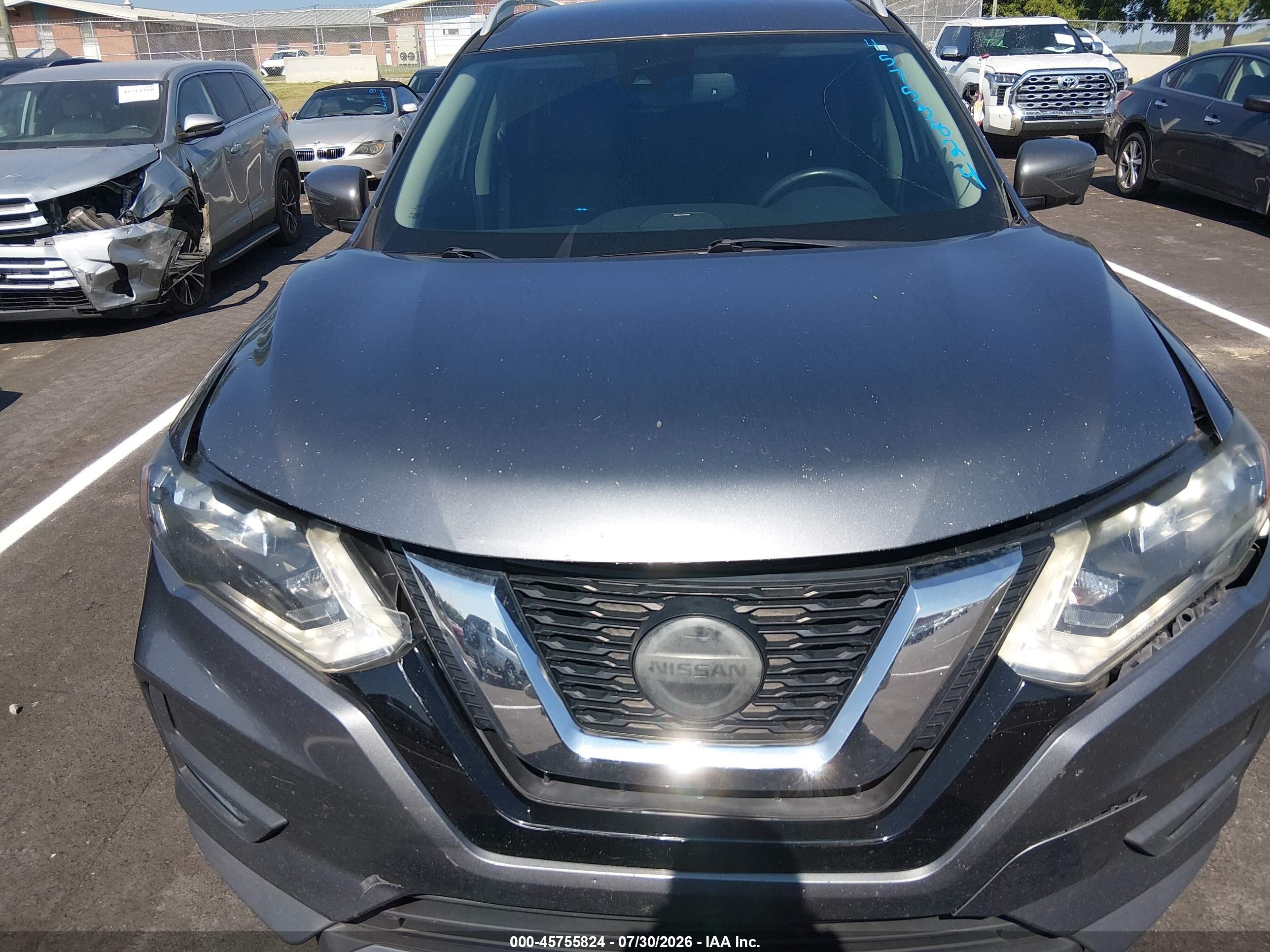 2018 Nissan Rogue Sl Gray vin: 5N1AT2MT0JC773171