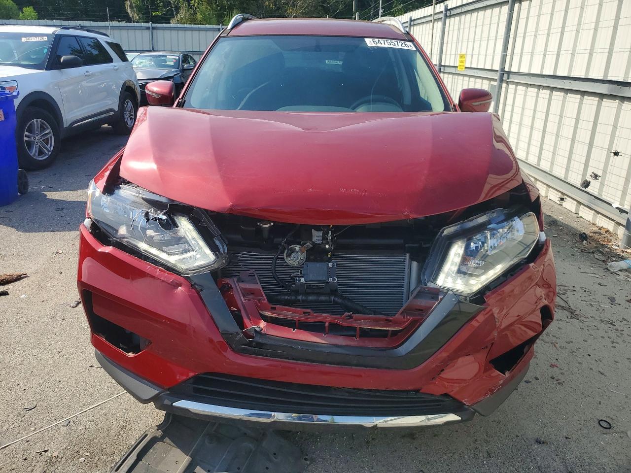 2018 Nissan Rogue S Red vin: 5N1AT2MT0JC842148
