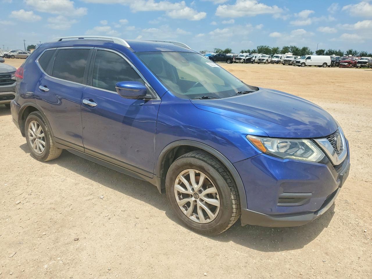 2019 Nissan Rogue S Blue vin: 5N1AT2MT0KC744660