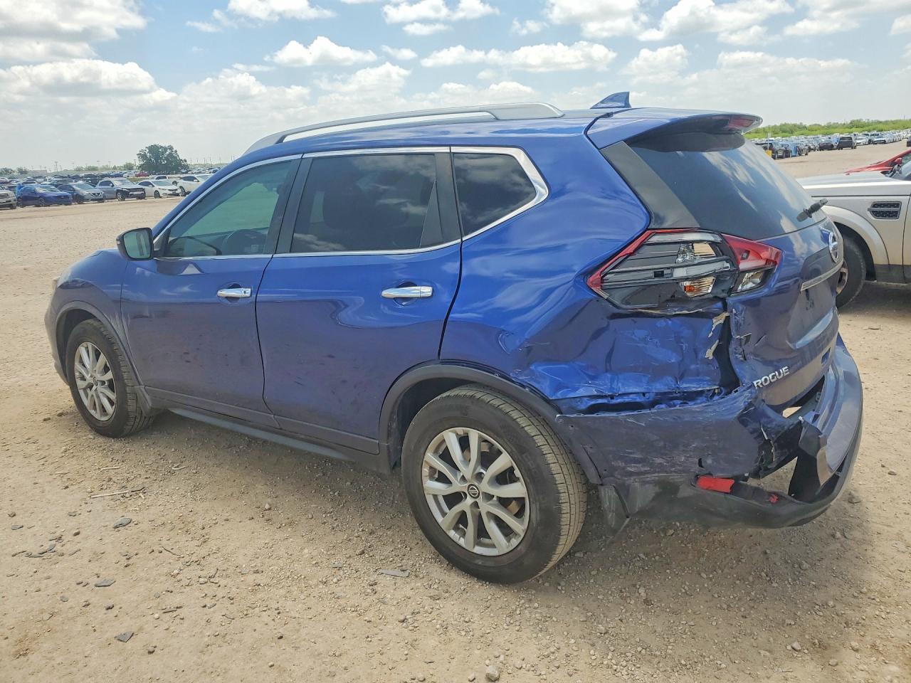 2019 Nissan Rogue S Blue vin: 5N1AT2MT0KC744660