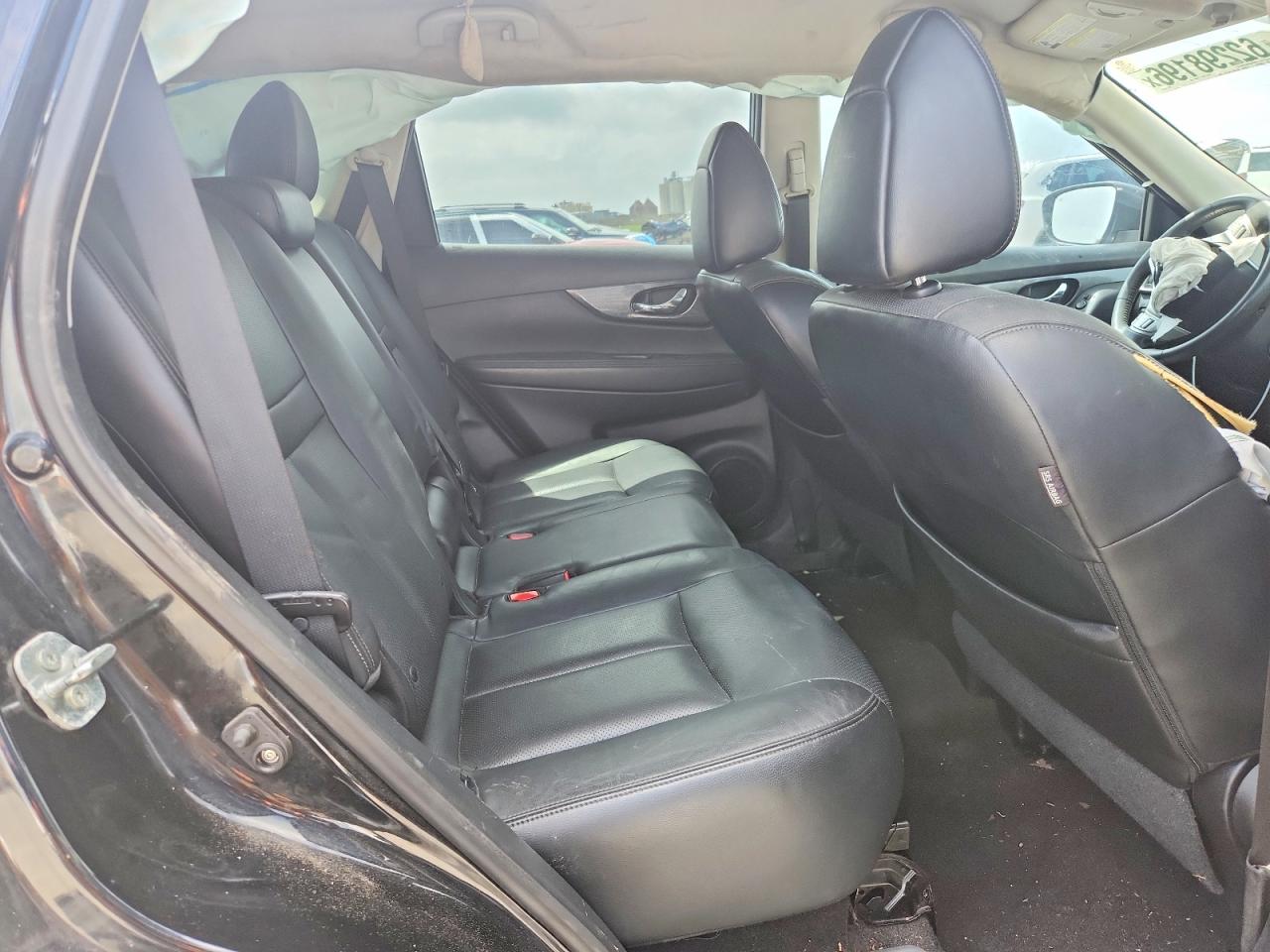 2014 Nissan Rogue Sl Black vin: 5N1AT2MT1EC751122