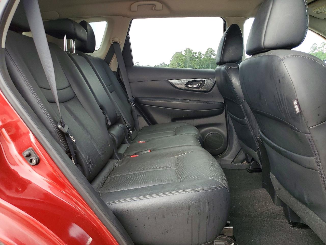 2014 Nissan Rogue Sl Красный vin: 5N1AT2MT1EC752500