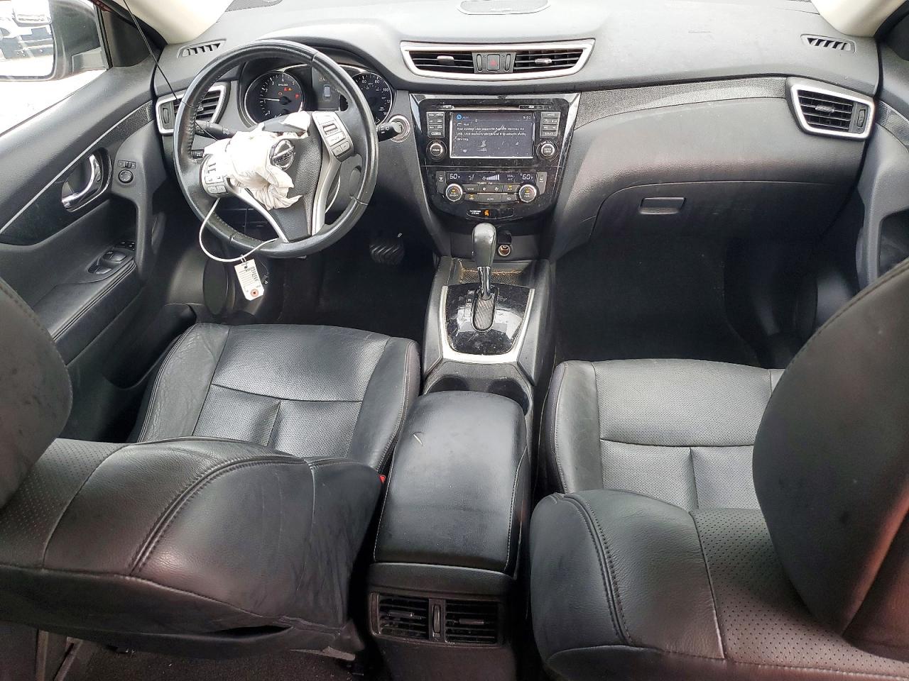 2014 Nissan Rogue Sl Красный vin: 5N1AT2MT1EC752500