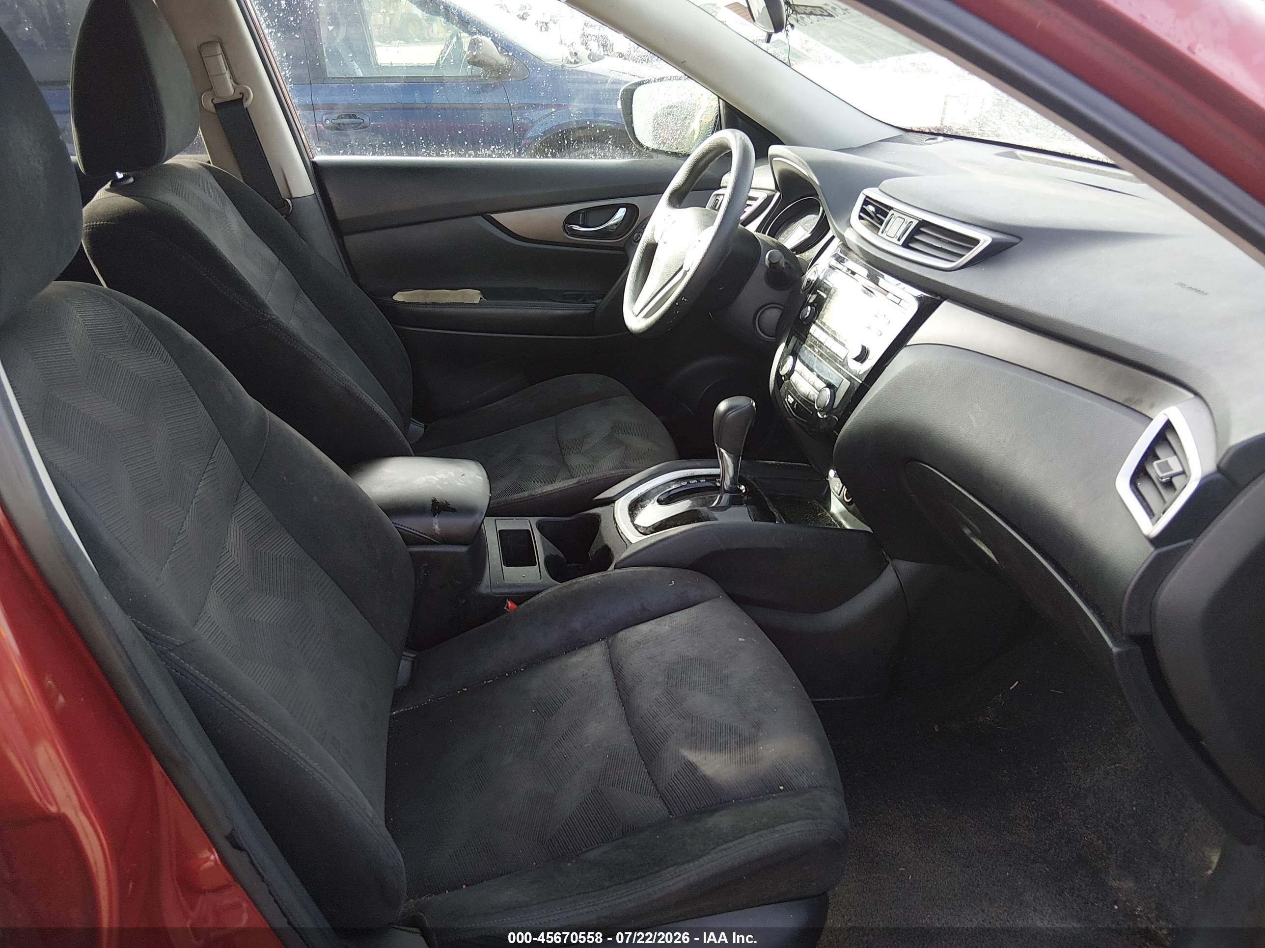 2014 Nissan Rogue Sv Burgundy vin: 5N1AT2MT1EC767062