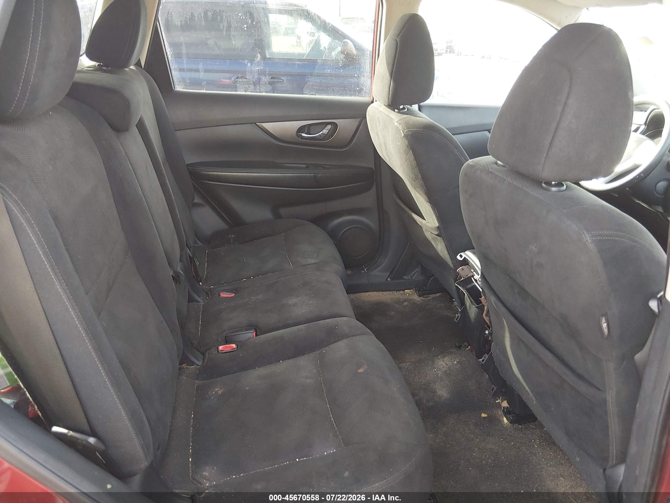 2014 Nissan Rogue Sv Burgundy vin: 5N1AT2MT1EC767062