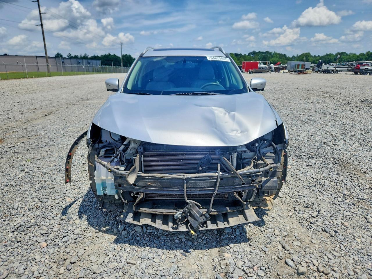 2014 Nissan Rogue Sv Silver vin: 5N1AT2MT1EC768499
