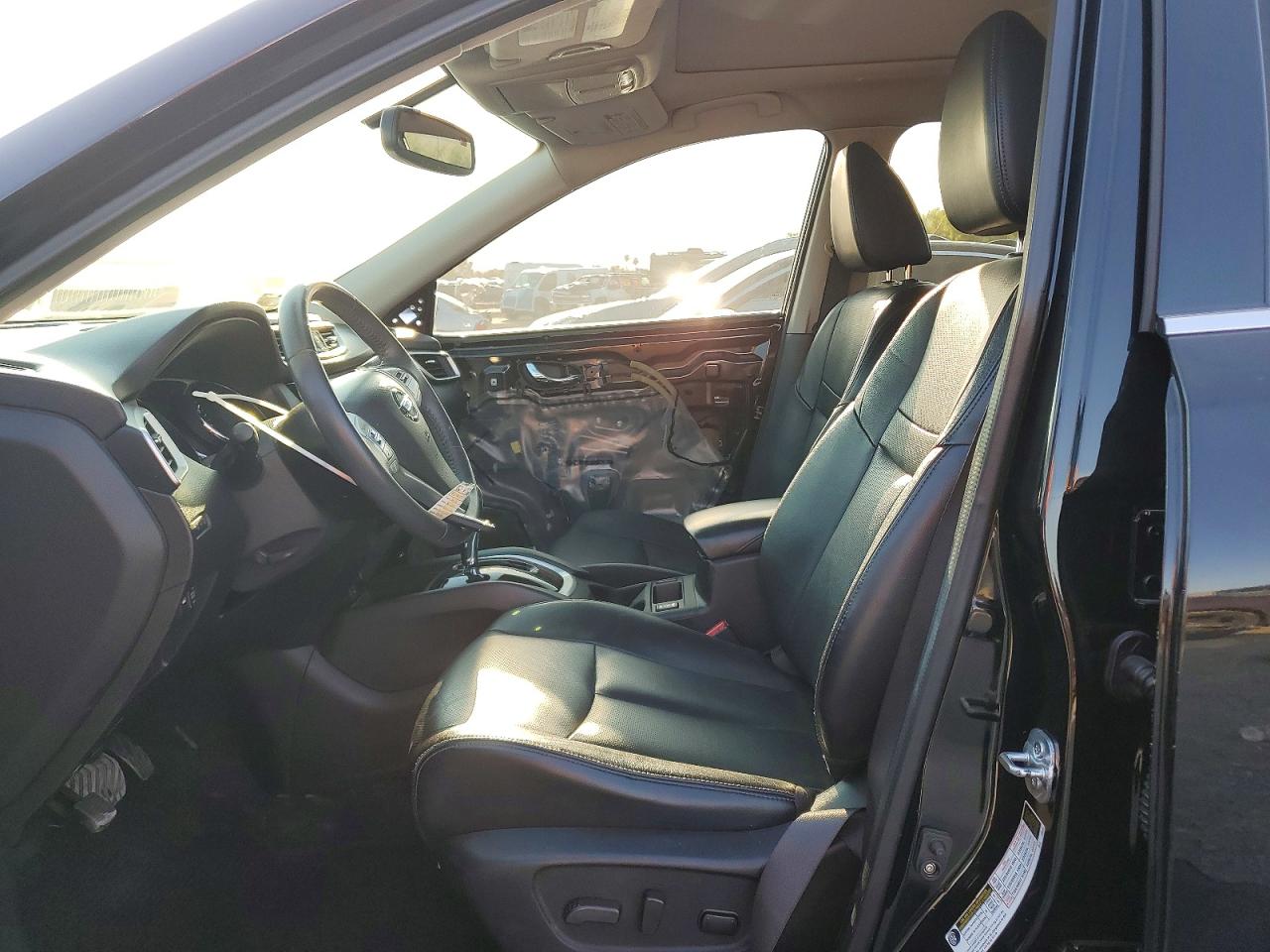 2014 Nissan Rogue Sl Black vin: 5N1AT2MT1EC781270