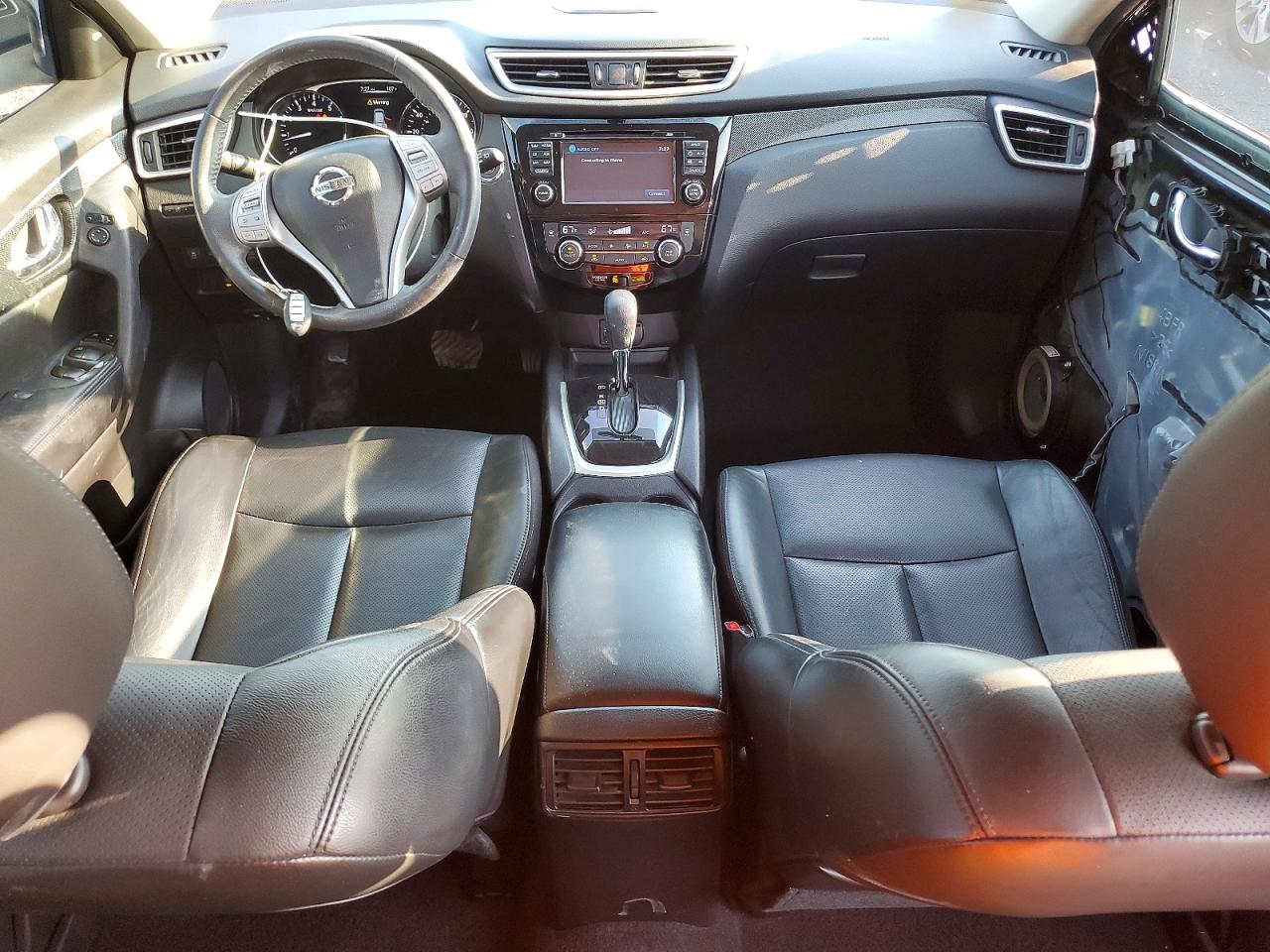 2014 Nissan Rogue Sl Black vin: 5N1AT2MT1EC781270