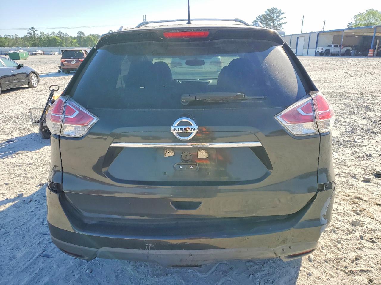 2014 Nissan Rogue Sl Green vin: 5N1AT2MT1EC788767