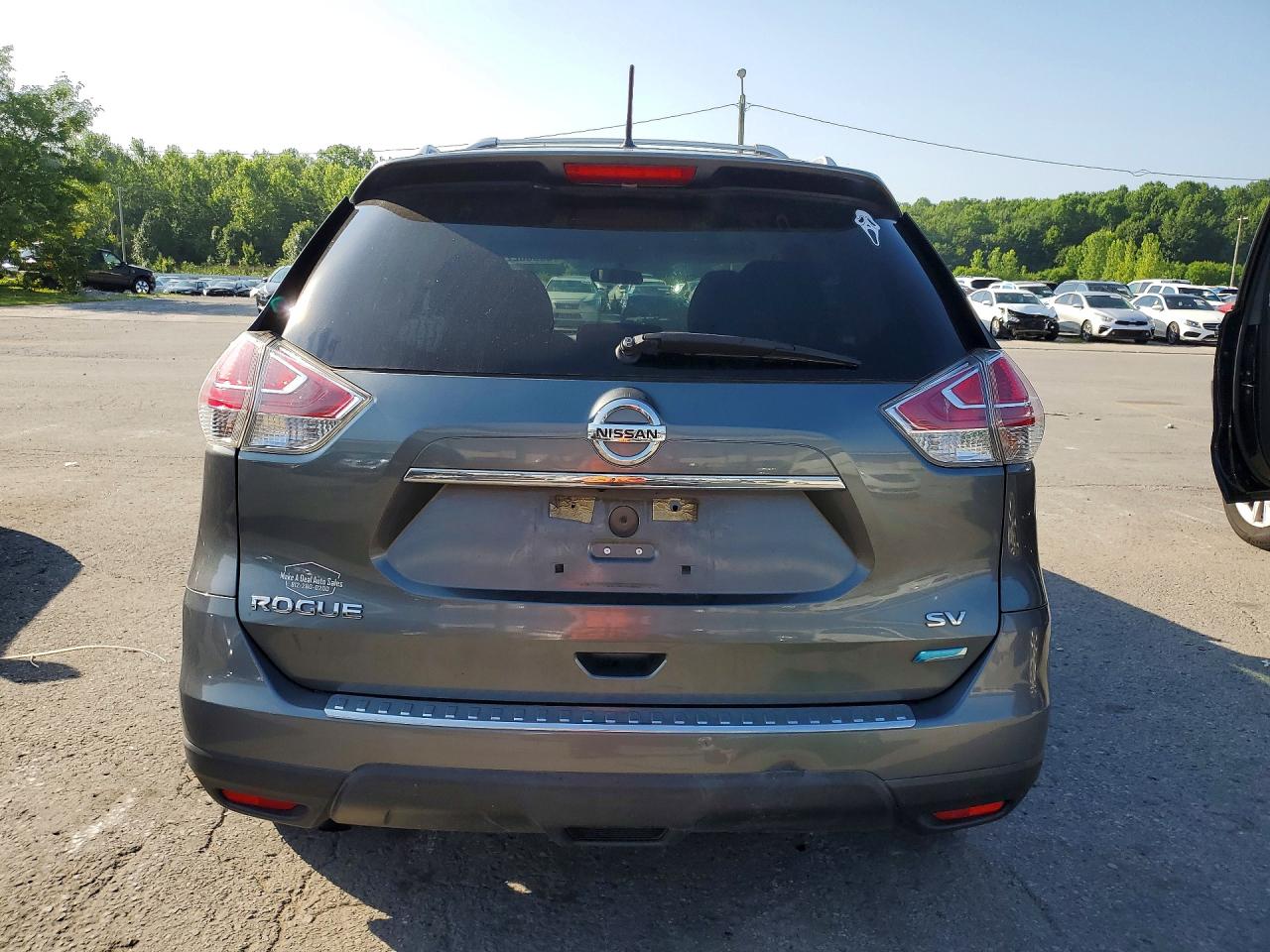 2014 Nissan Rogue Sv Charcoal vin: 5N1AT2MT1EC792849
