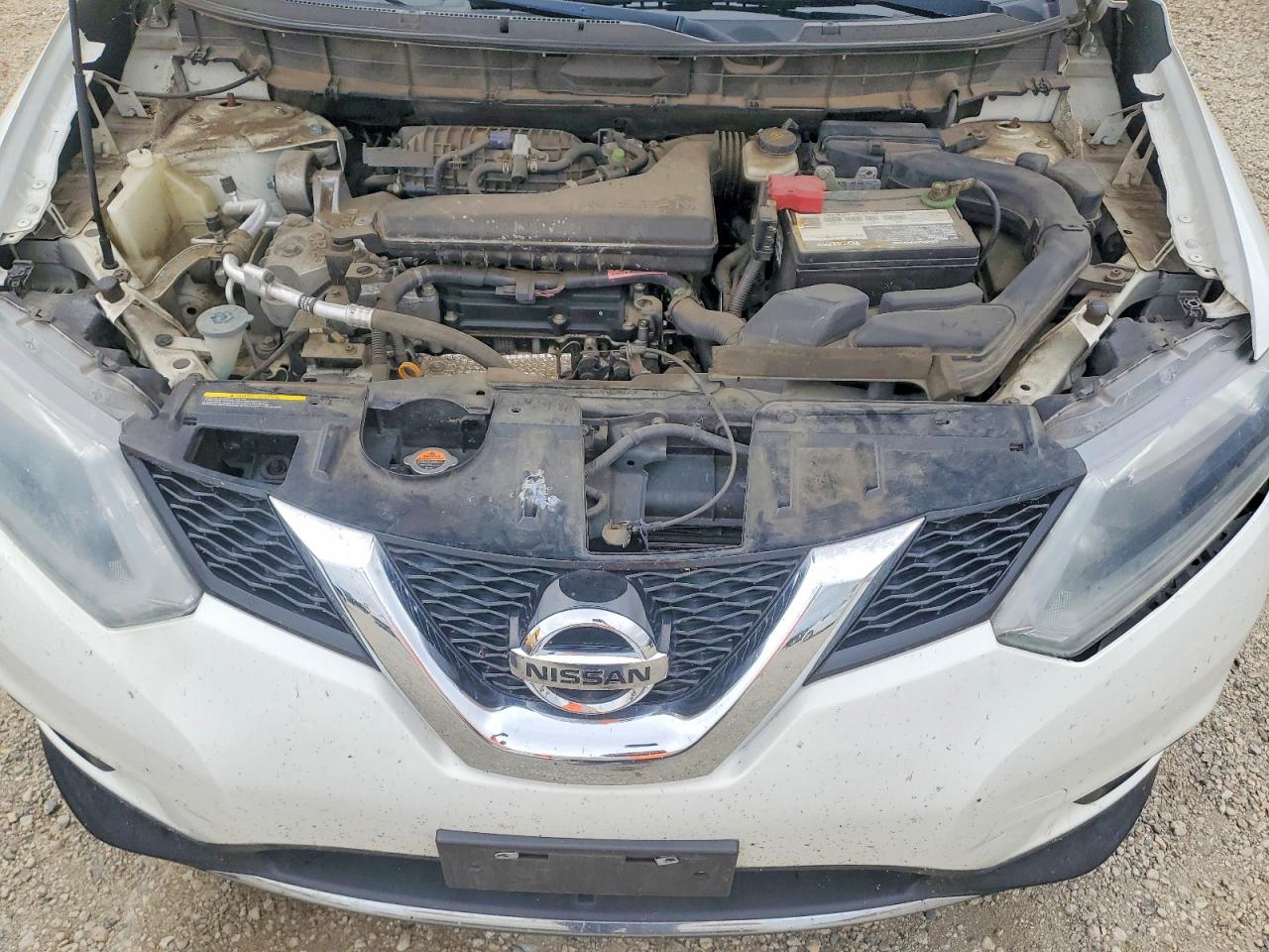 2014 Nissan Rogue Sv White vin: 5N1AT2MT1EC799896