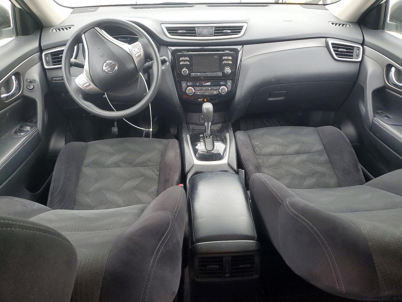 2014 Nissan Rogue Sv White vin: 5N1AT2MT1EC799896