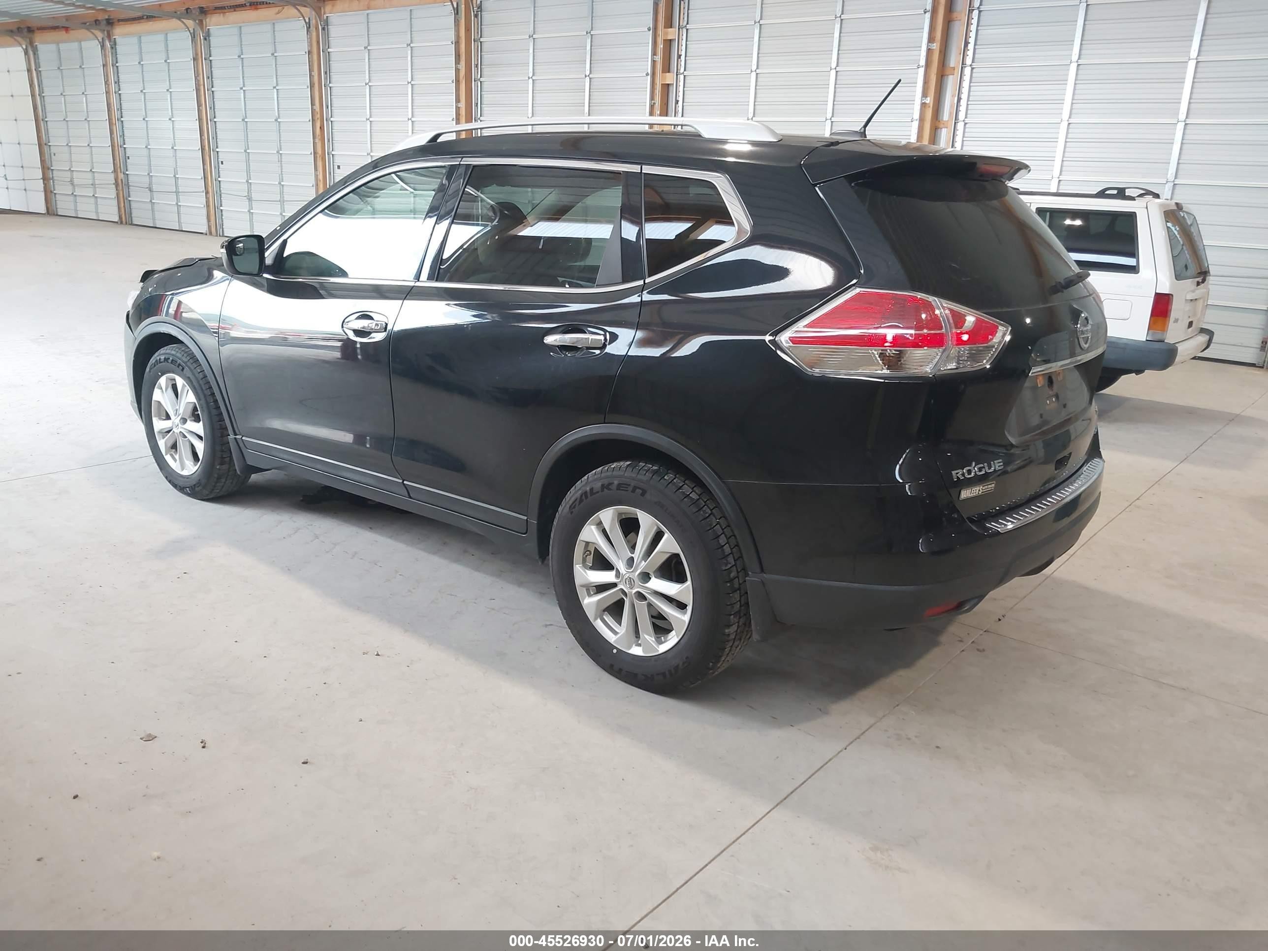 2014 Nissan Rogue Sv Black vin: 5N1AT2MT1EC864326