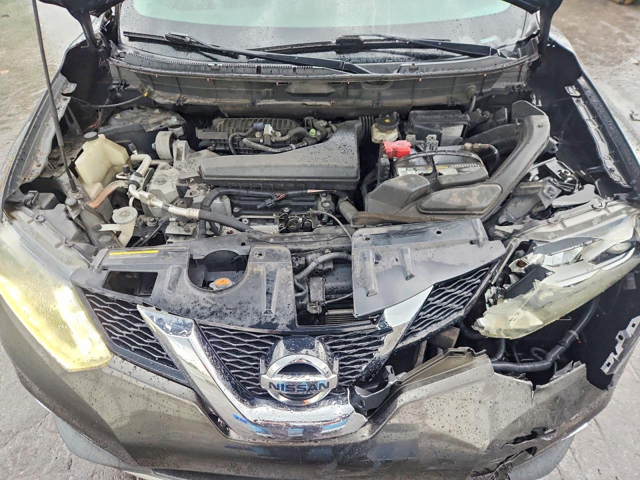2014 Nissan Rogue Sl Green vin: 5N1AT2MT1EC869333