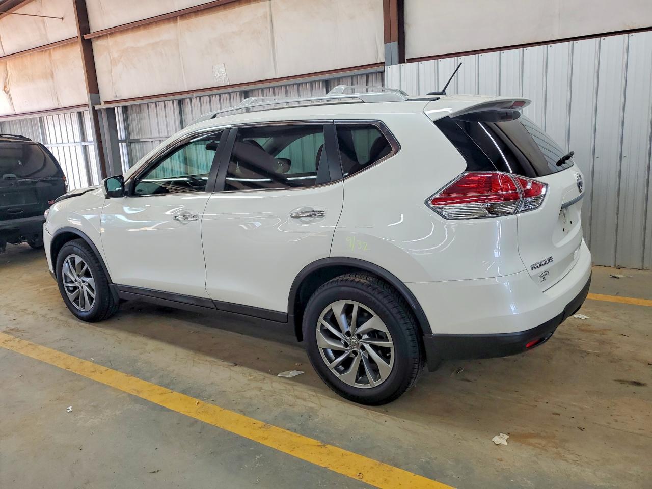 2015 Nissan Rogue Sl White vin: 5N1AT2MT1FC759660
