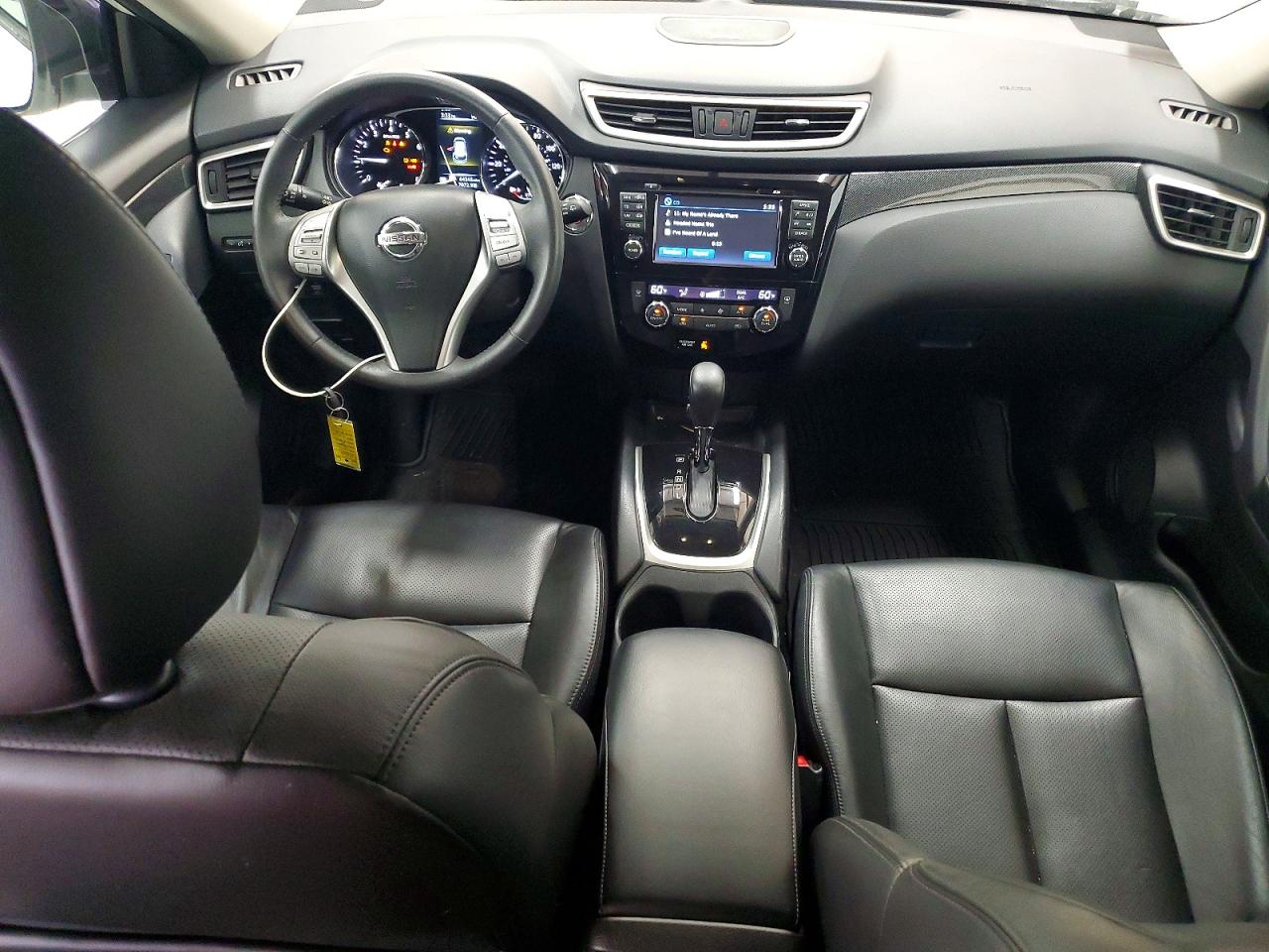 2015 Nissan Rogue Sl White vin: 5N1AT2MT1FC759660