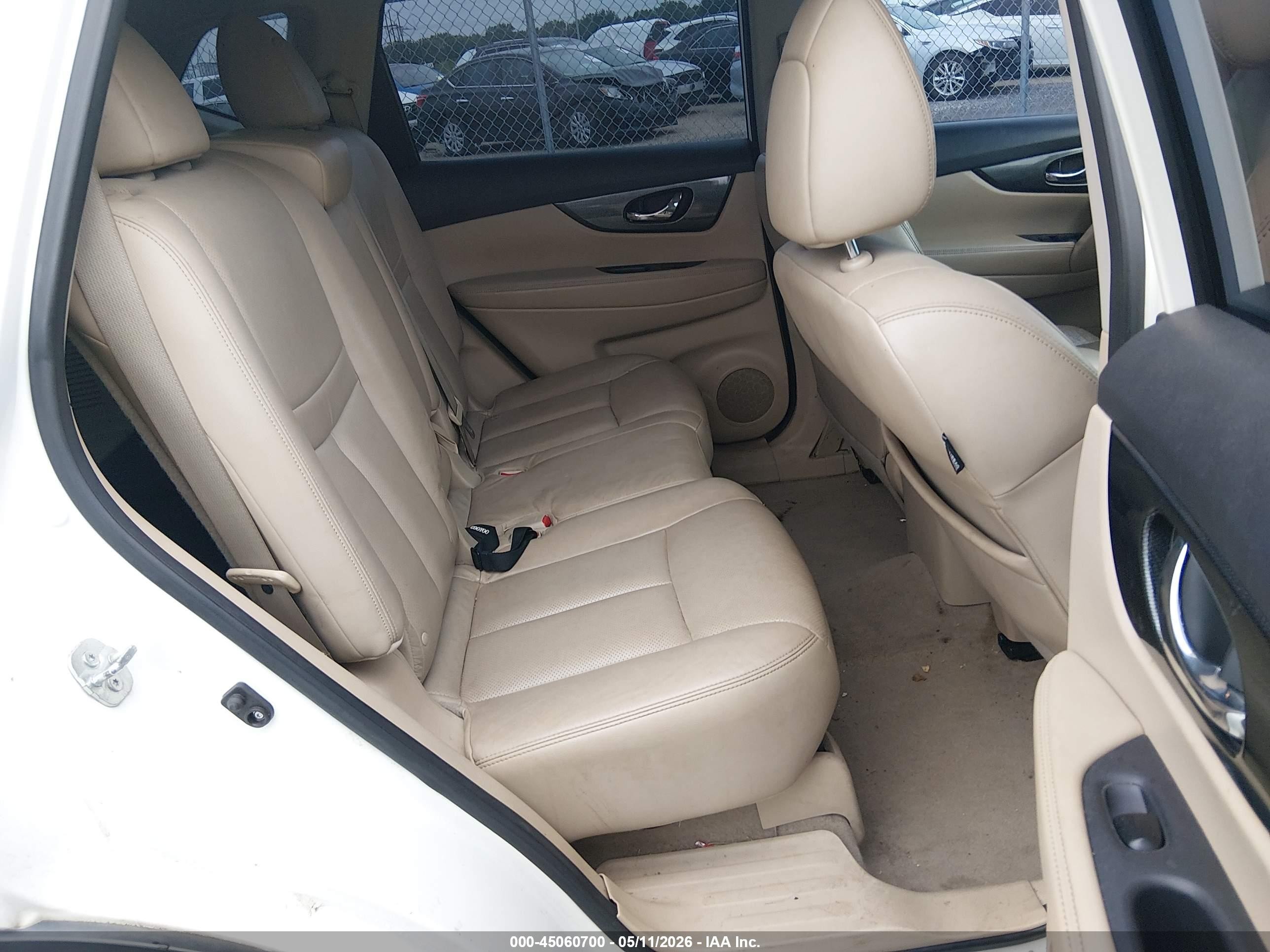 2015 Nissan Rogue Sl Белый vin: 5N1AT2MT1FC763210