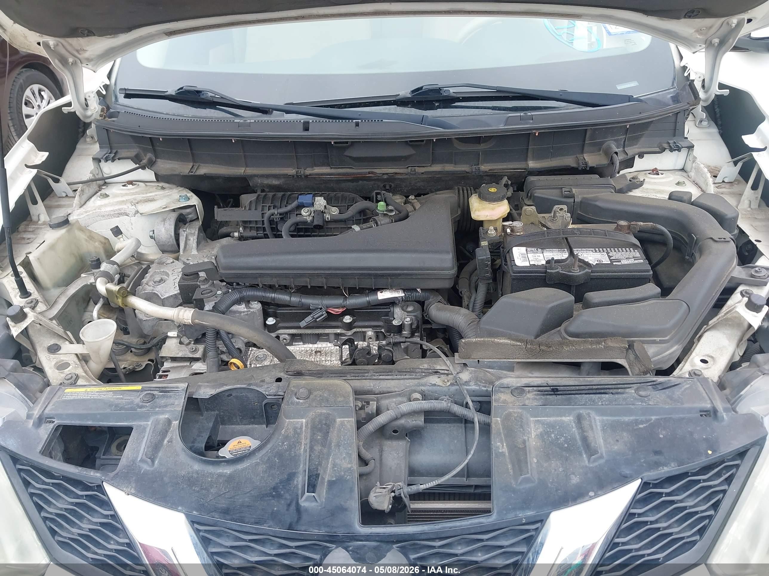 2015 Nissan Rogue Sv Cream vin: 5N1AT2MT1FC766589