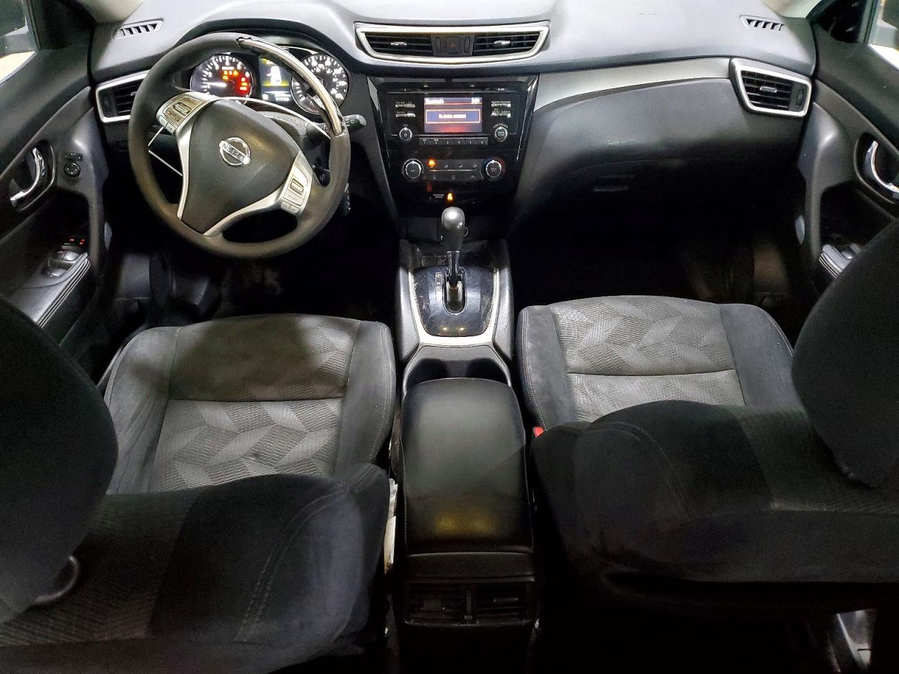 2015 Nissan Rogue S Blue vin: 5N1AT2MT1FC772876