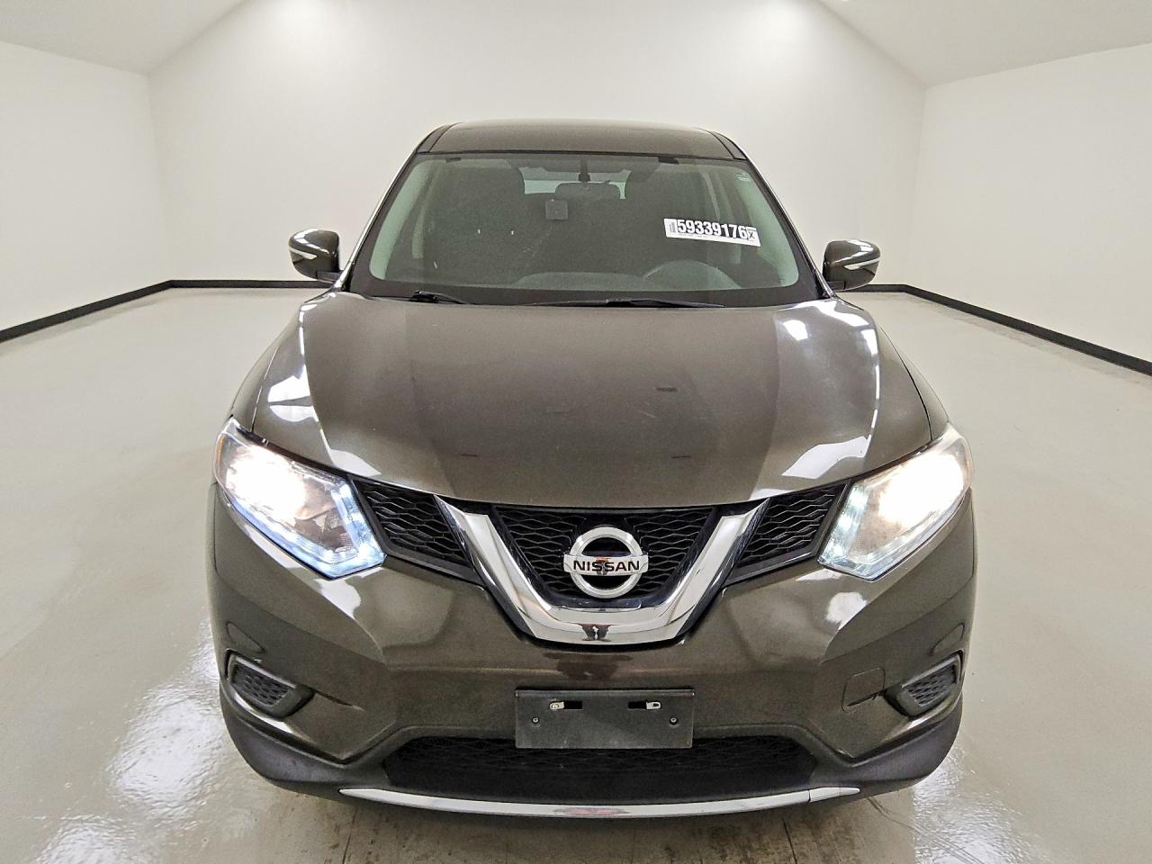 2015 Nissan Rogue S Коричневый vin: 5N1AT2MT1FC847365