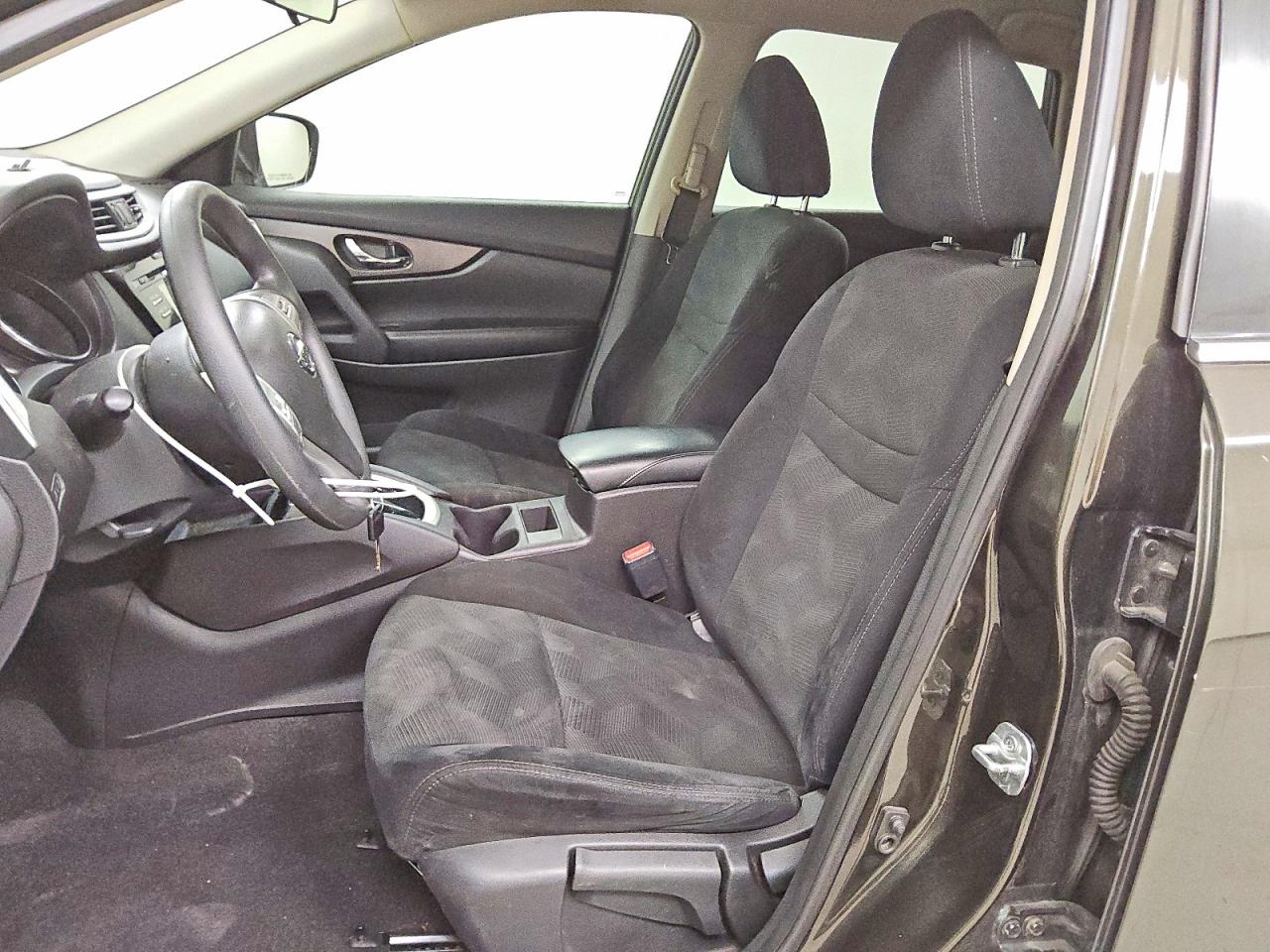 2015 Nissan Rogue S Коричневый vin: 5N1AT2MT1FC847365
